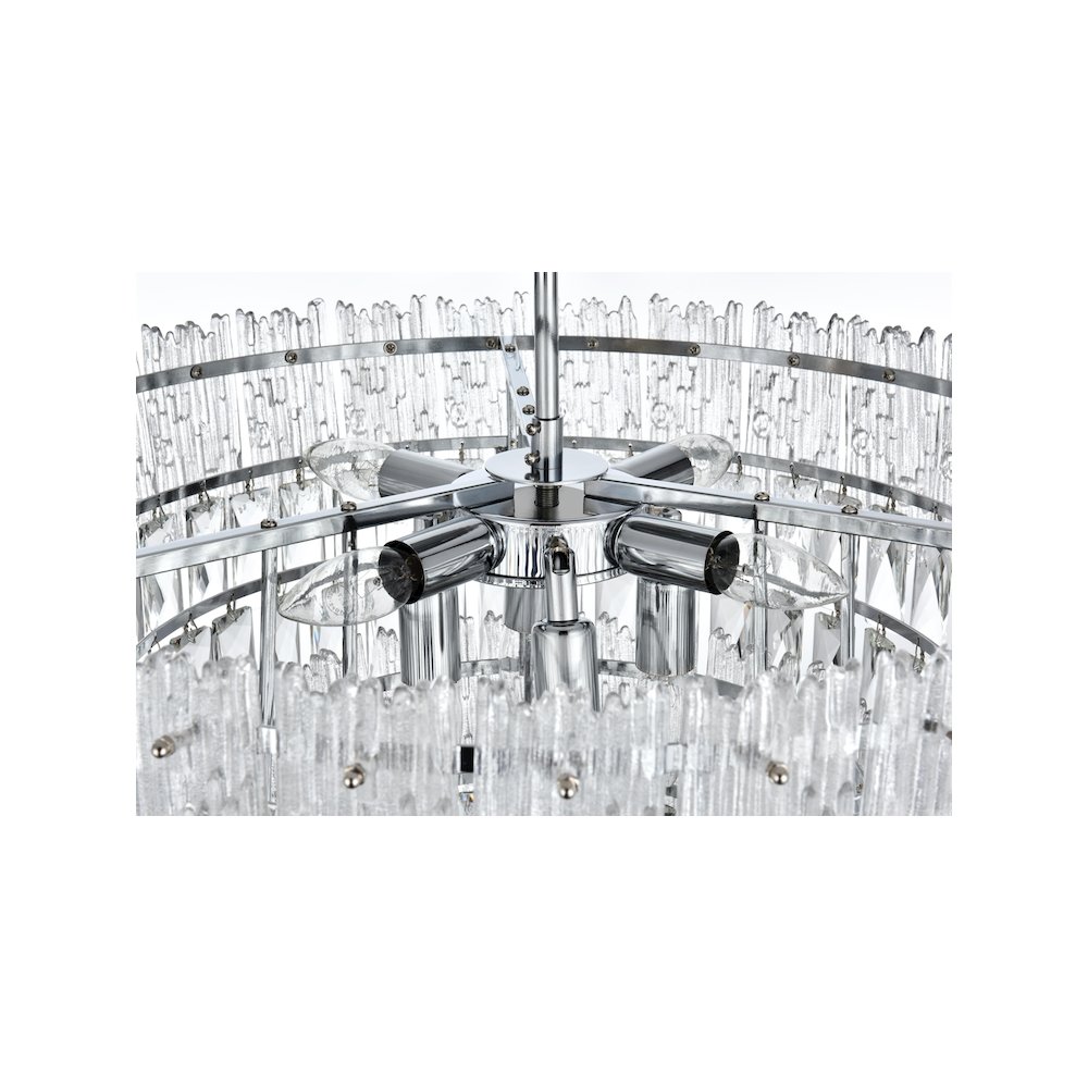 Emilia 25 inch Flush Mount in Chrome. Picture 6