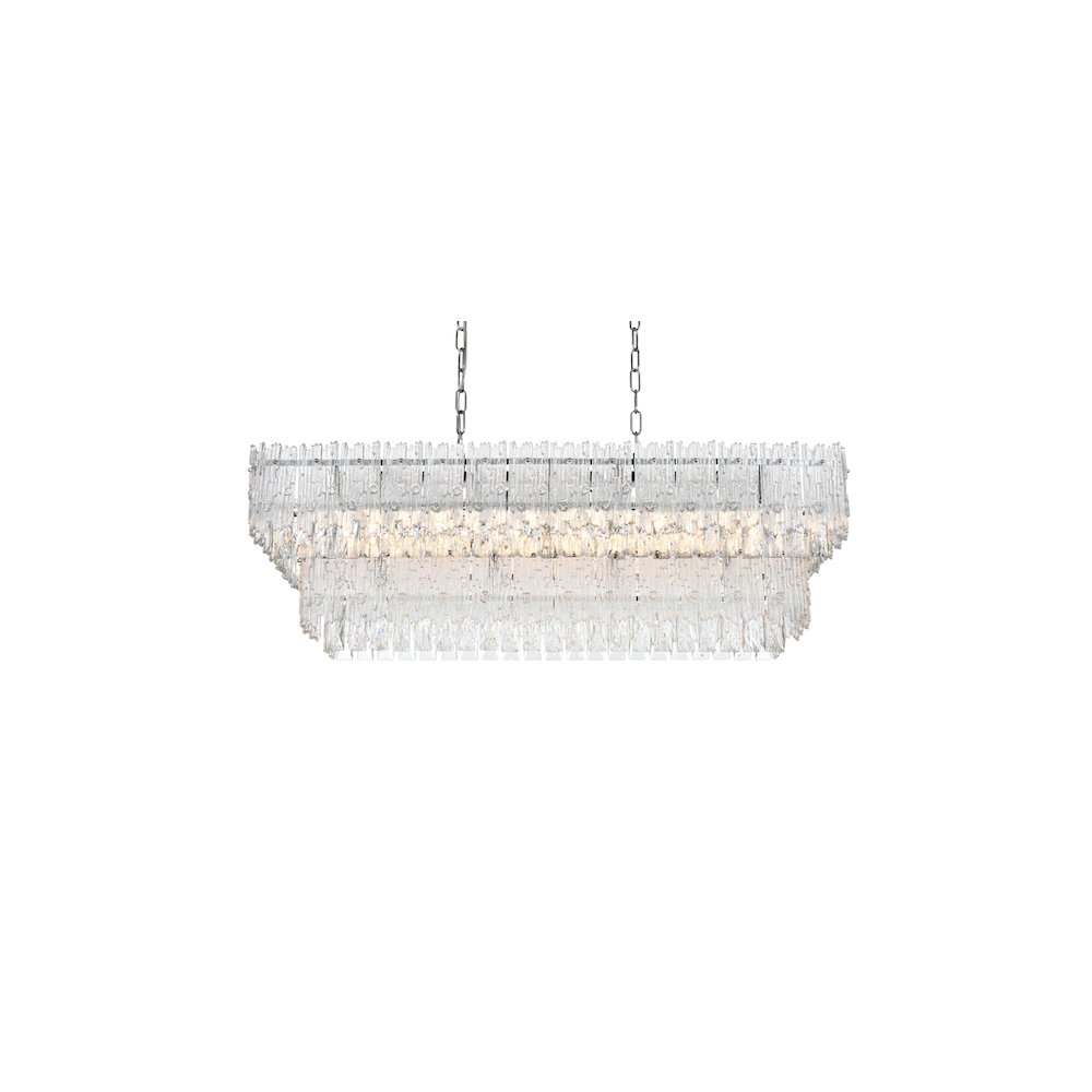 Emilia 37 inch Chandelier in Chrome. Picture 3