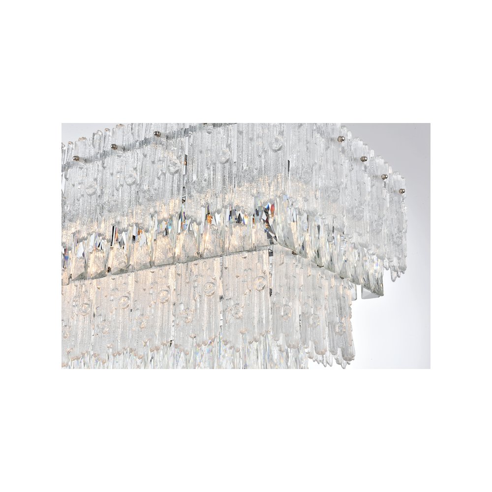 Emilia 37 inch Chandelier in Chrome. Picture 4