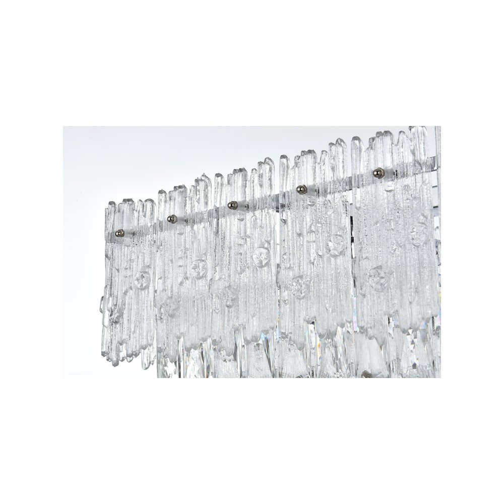 Emilia 37 inch Chandelier in Chrome. Picture 5