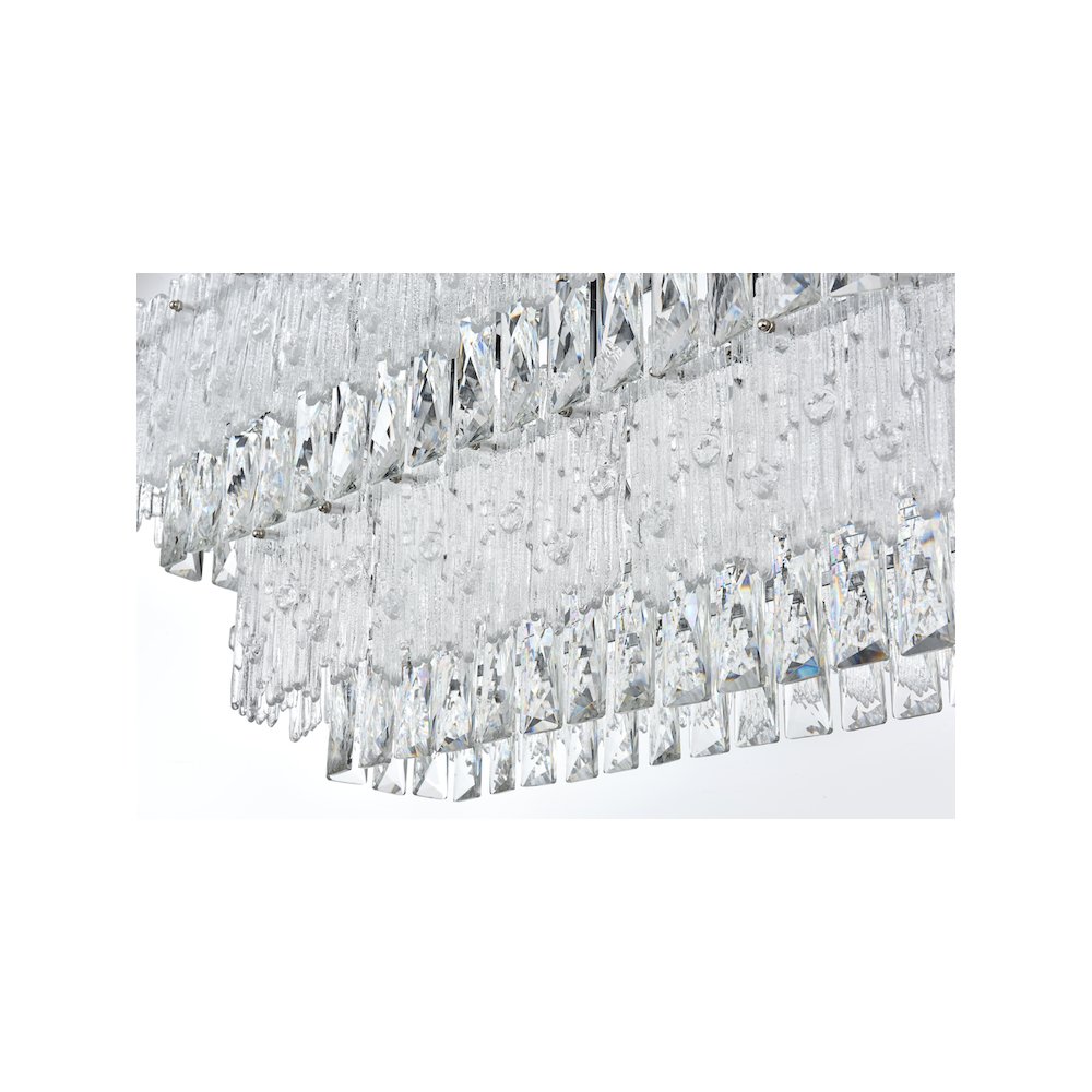 Emilia 37 inch Chandelier in Chrome. Picture 6