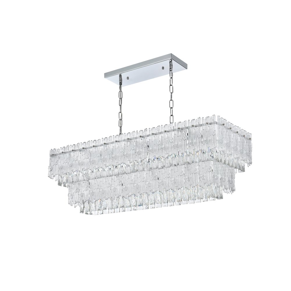 Emilia 37 inch Chandelier in Chrome. Picture 8
