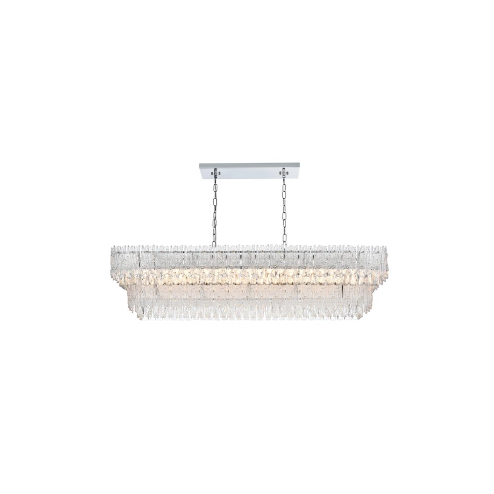 Emilia 50 inch Chandelier in Chrome. Picture 1