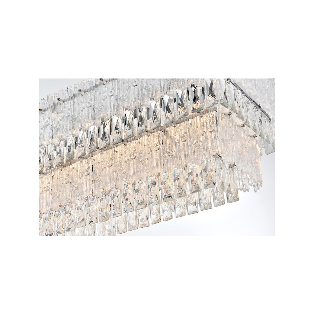 Emilia 50 inch Chandelier in Chrome. Picture 5