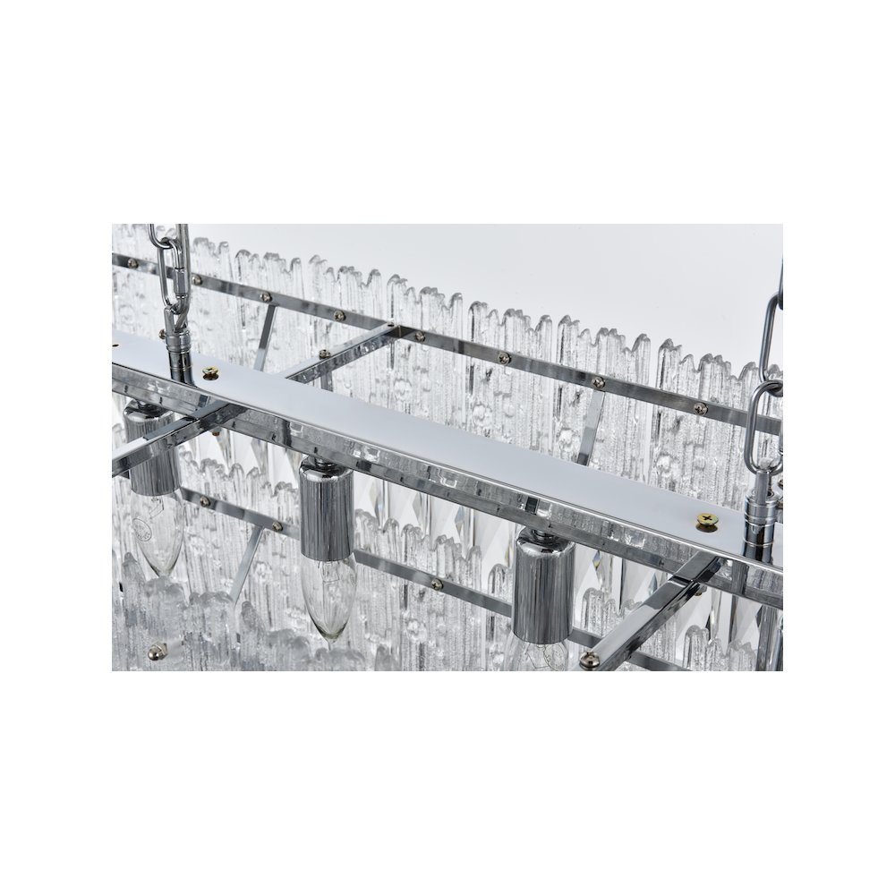 Emilia 50 inch Chandelier in Chrome. Picture 6