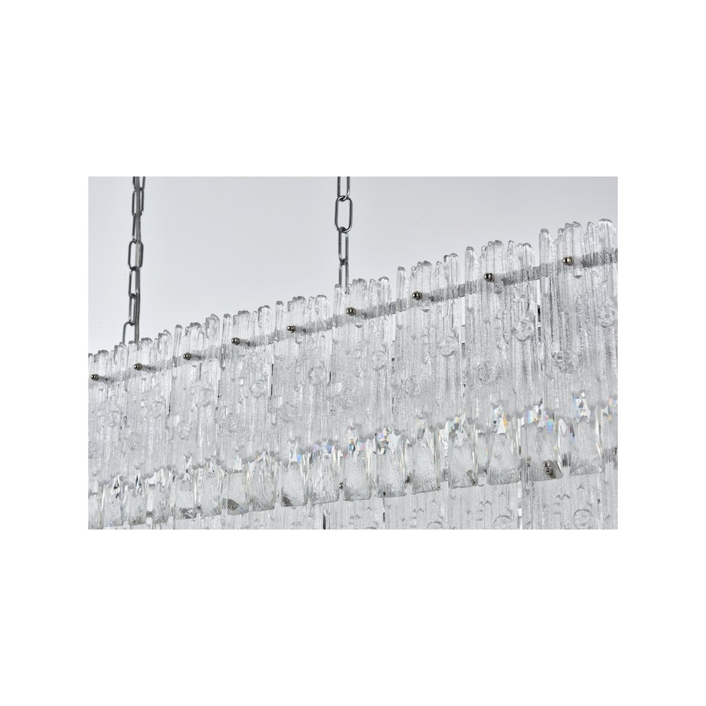Emilia 50 inch Chandelier in Chrome. Picture 7