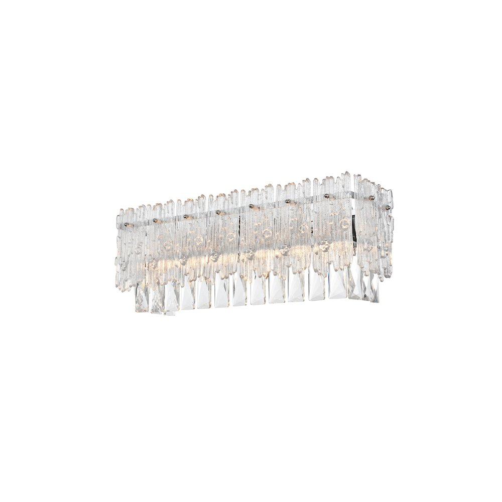 Emilia 19 inch Wall Sconce in Chrome. Picture 3