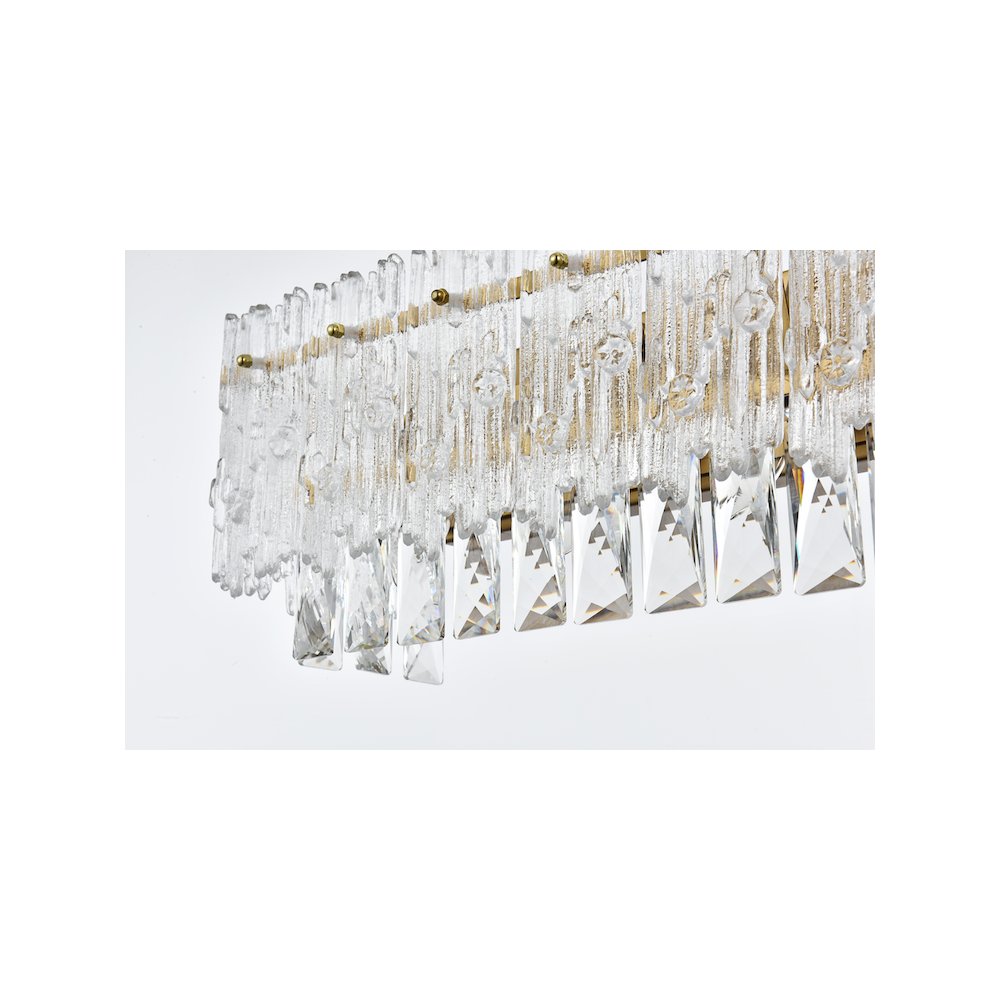 Emilia 27 inch Wall Sconce in Satin Gold. Picture 4