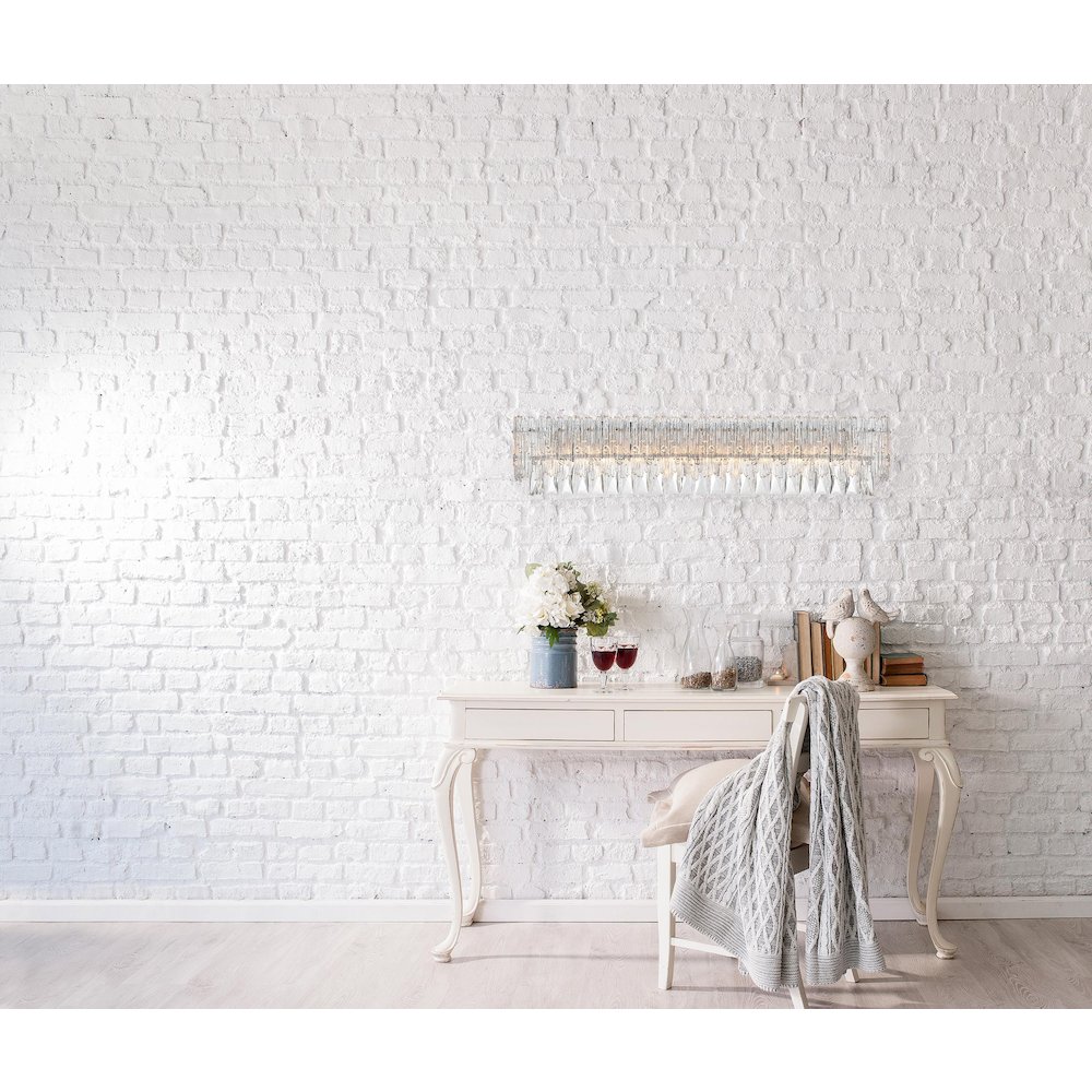 Emilia 34.5 inch Wall Sconce in Chrome. Picture 9