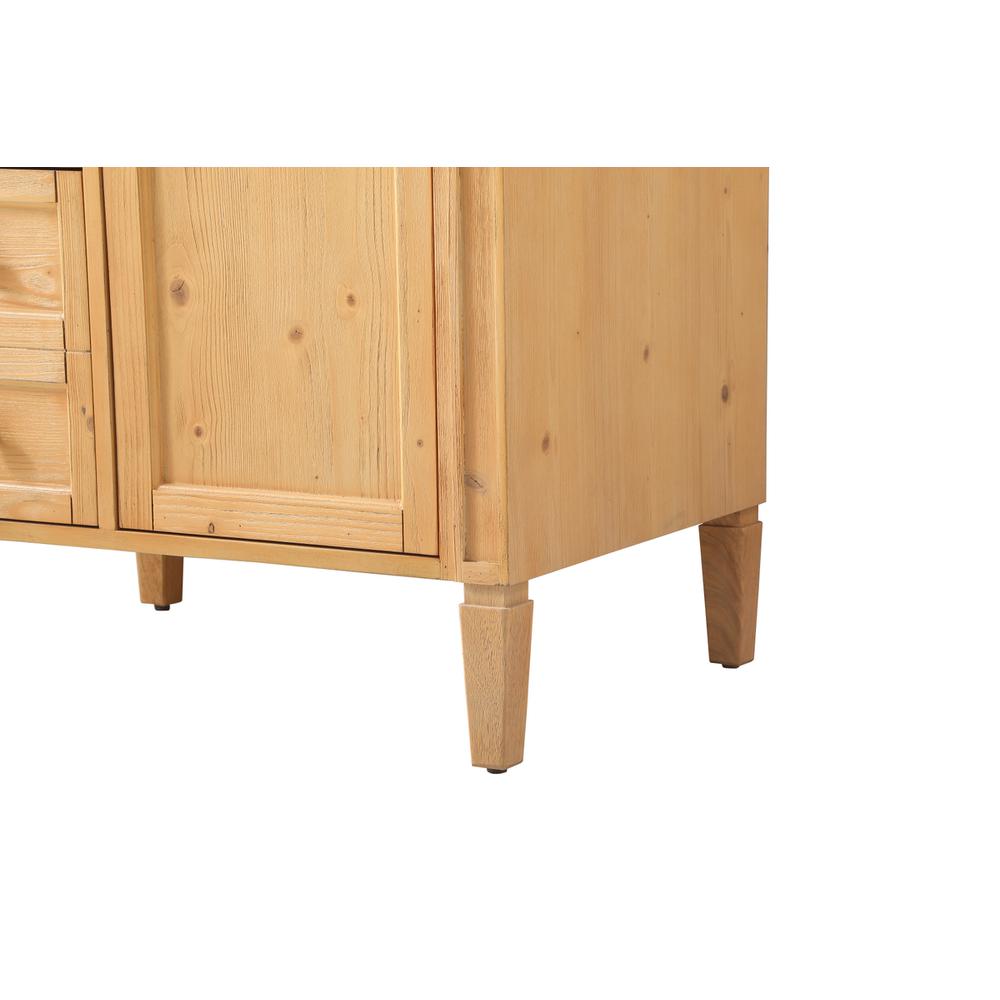 32 inch Single bathroom vanity in natural wood. Picture 13