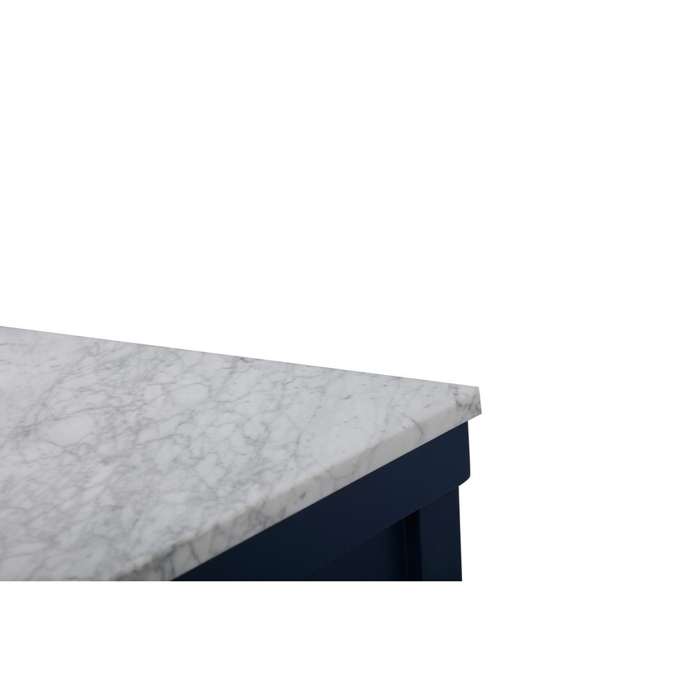 60 inch Single bathroom vanity in blue. Picture 11