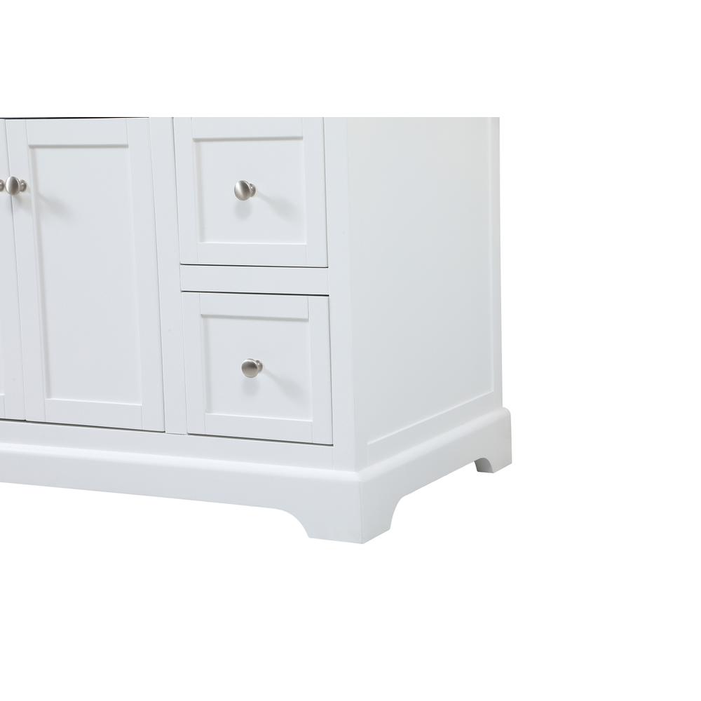 48 inch Single bathroom vanity in white. Picture 13