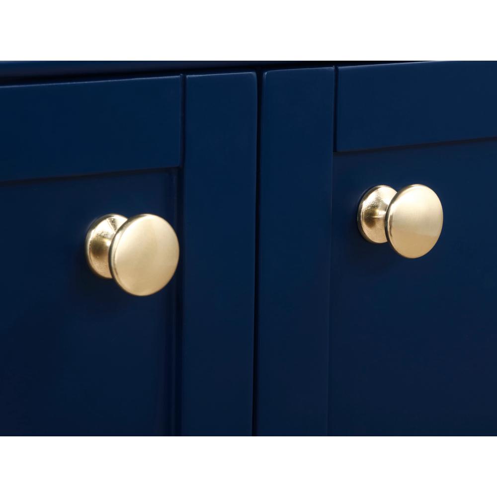 36 inch Single bathroom vanity in Blue. Picture 12