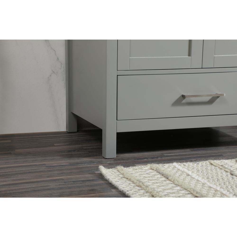 30 inch Single bathroom vanity in grey. Picture 6