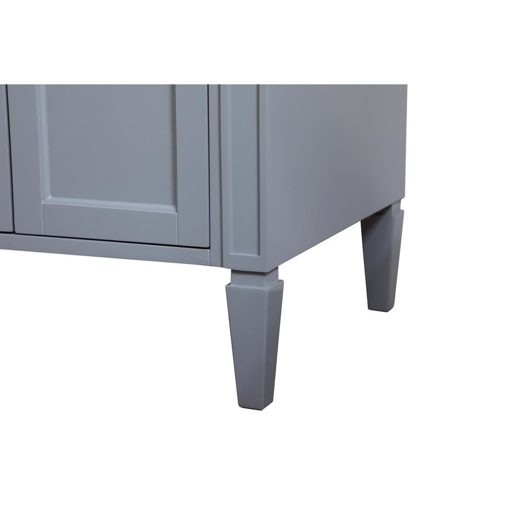 36 inch Single bathroom vanity in Grey. Picture 12