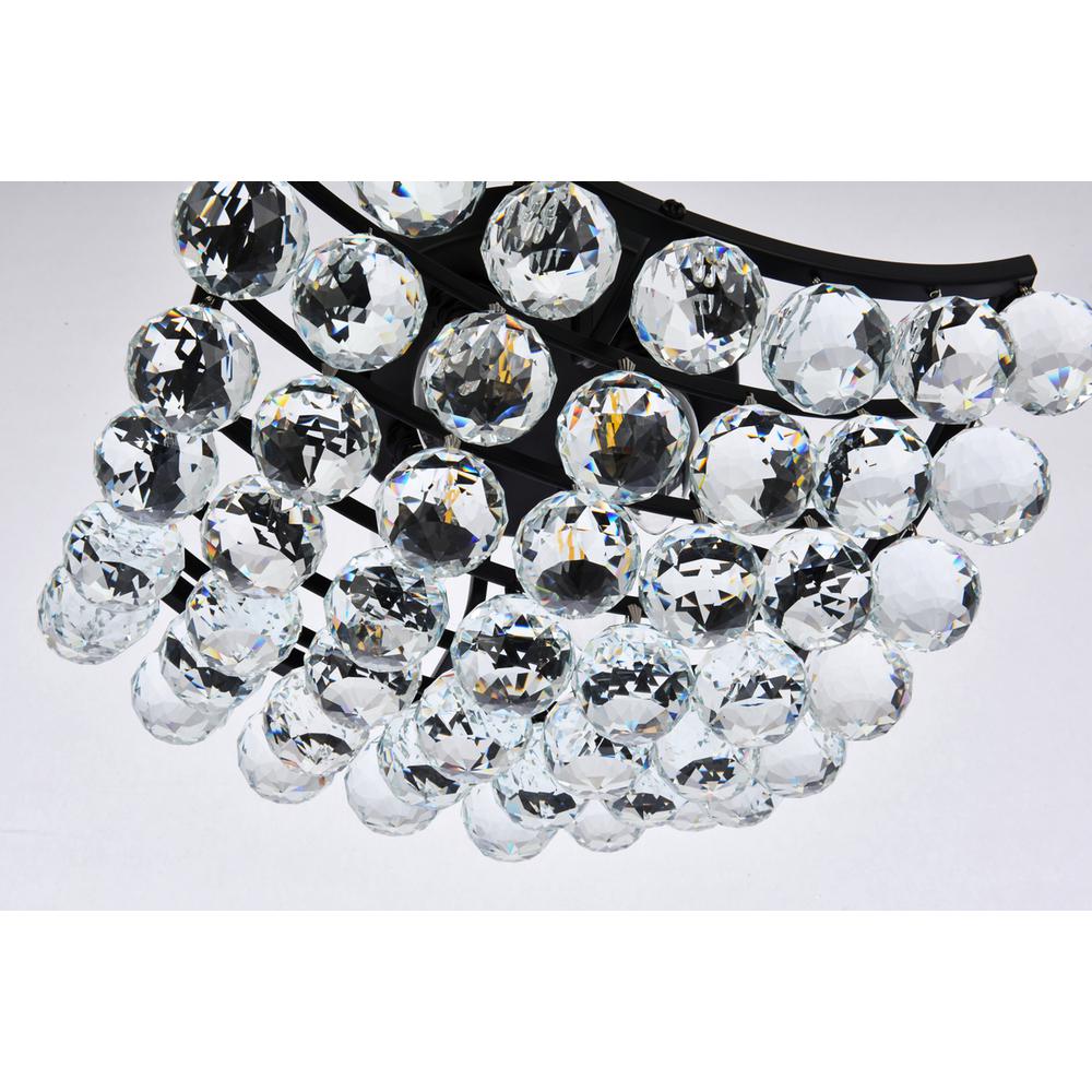 Corona 12 inch black flush mount. Picture 3