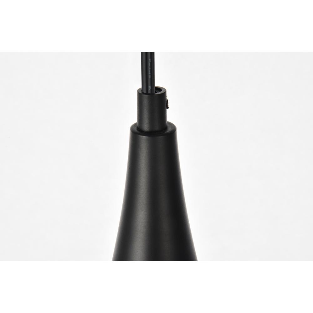 Nora 1 Light Black plug-in pendant. Picture 4