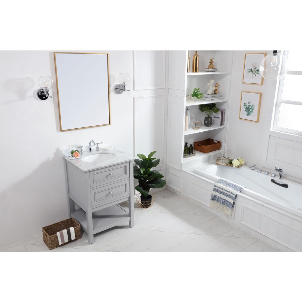 42 in. Single bathroom vanity set in Grey. Picture 11