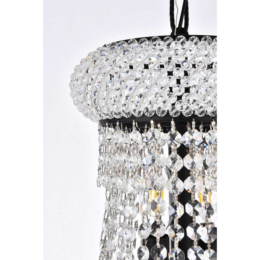 Primo 20 inch black chandelier. Picture 5