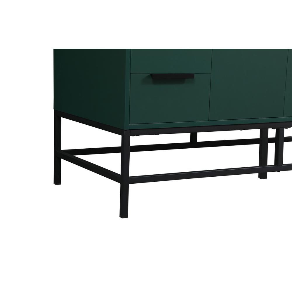 48 inch Single bathroom vanity in green. Picture 13