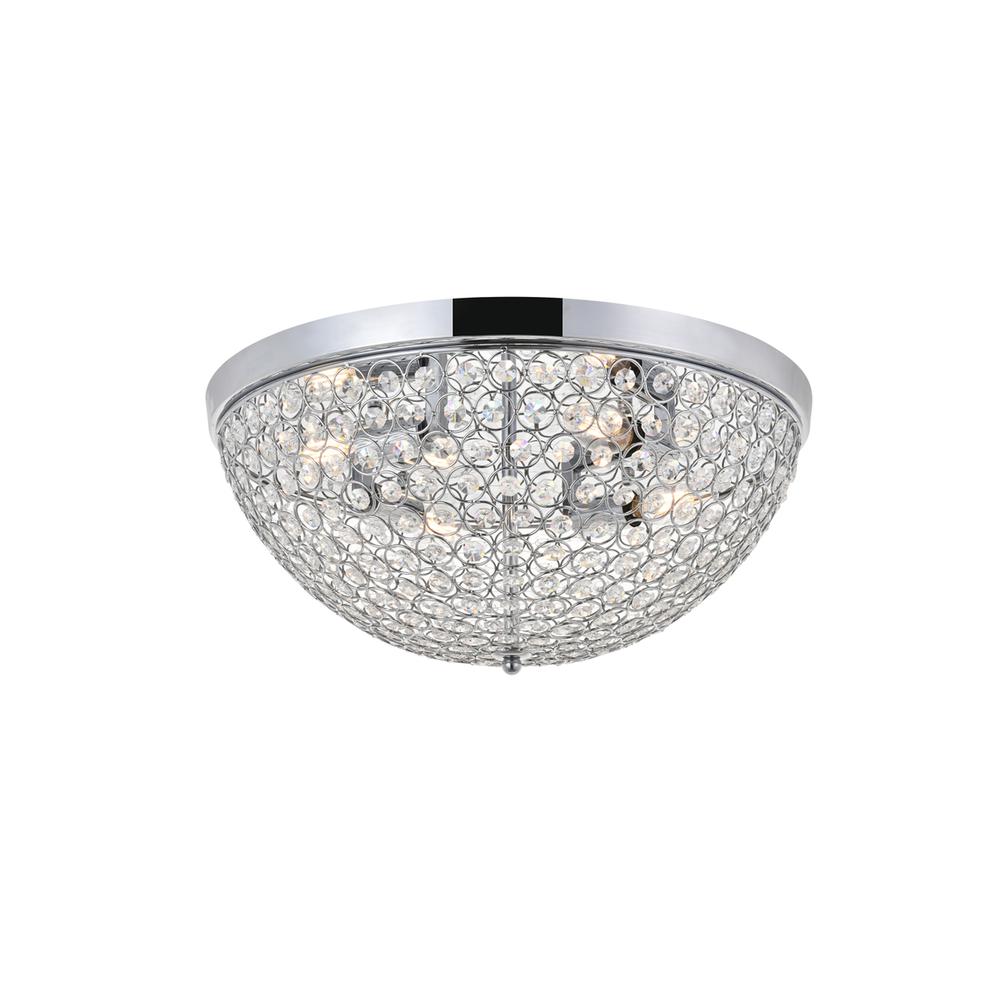 Taye 4 light Chrome Flush Mount. Picture 5