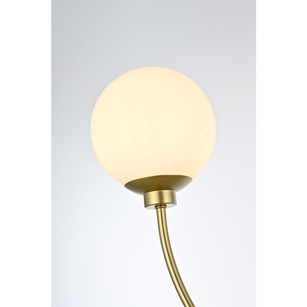 Nyomi 42 inch chandelier in Brass. Picture 5