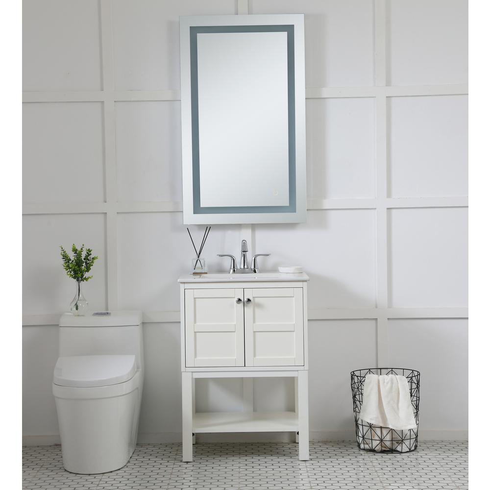 Helios 24in x 40in Hardwired LED mirror. Picture 13