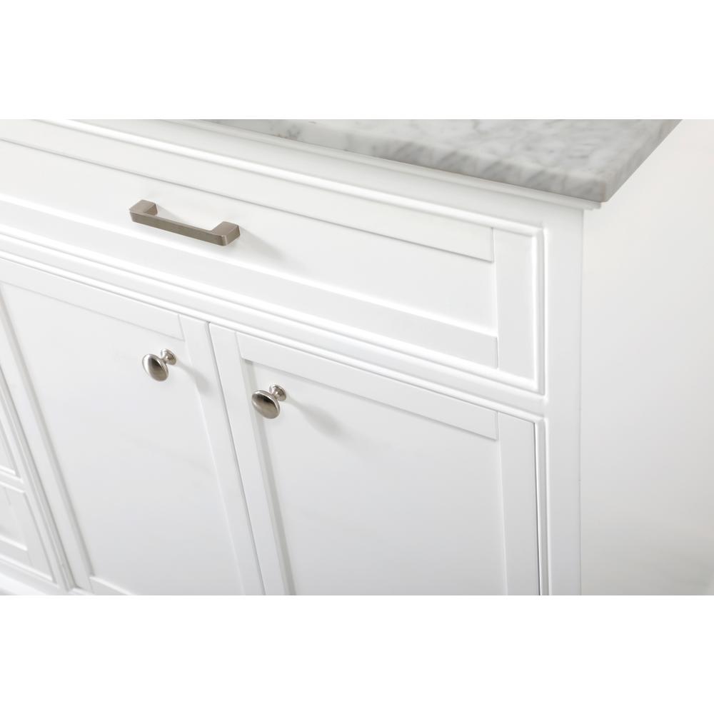 72 inch double bathroom vanity in white. Picture 10
