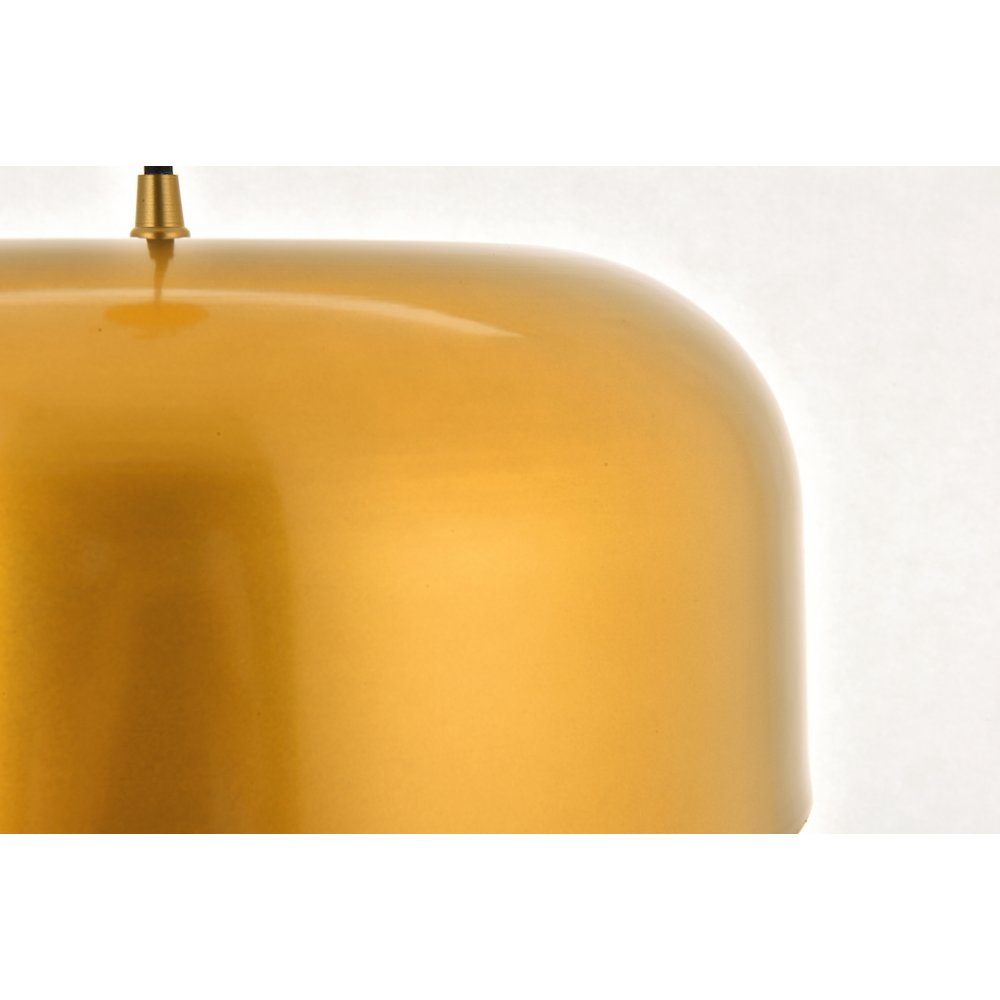 Etude 1 Light Satin Gold Pendant. Picture 10