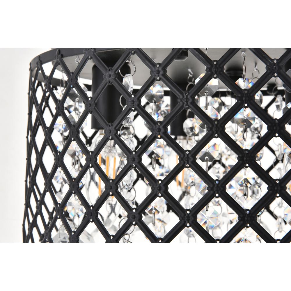 Tully 4 light Matte Black Flush Mount. Picture 9