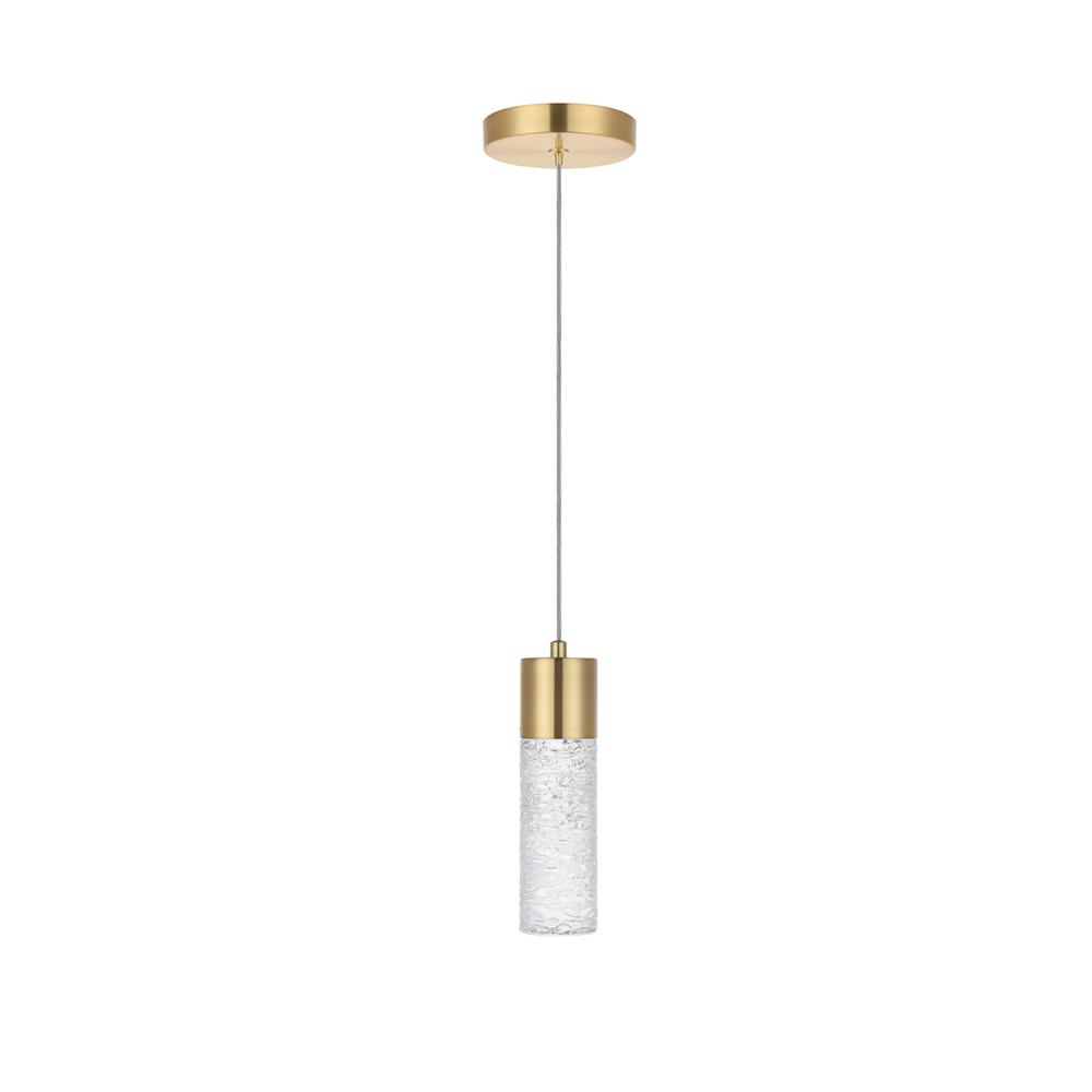 Constellation 1 light Gold LED Pendant. Picture 2