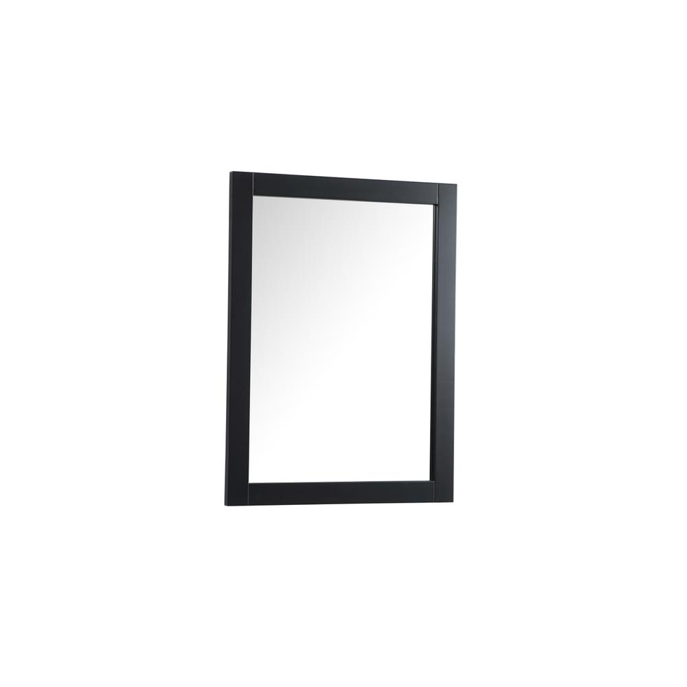 Aqua vanity mirror 27x36 inch in black. Picture 5