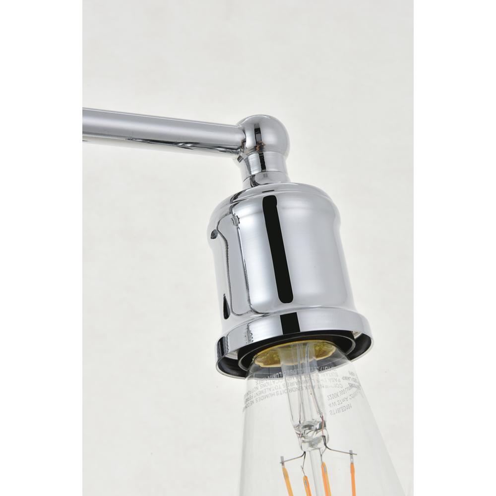 Serif 5 light chrome Wall Sconce. Picture 8