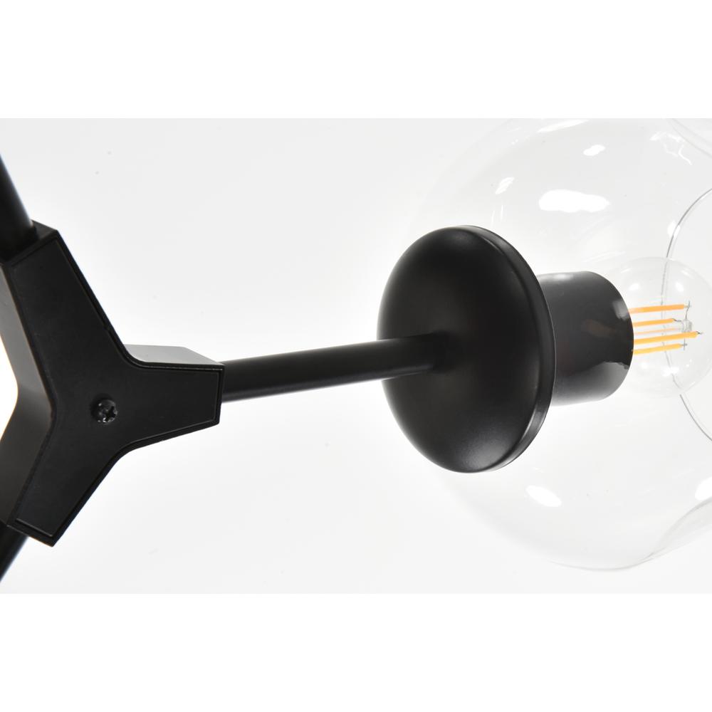 Cavoli 74 inch Chandelier in Black. Picture 5