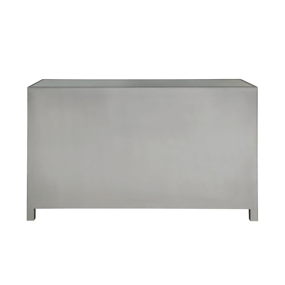 Dresser 6 drawers 60in. W x 18in. D x 32in. H in antique silver paint. Picture 7