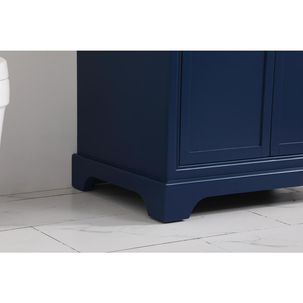 30 inch Single bathroom vanity in Blue. Picture 6