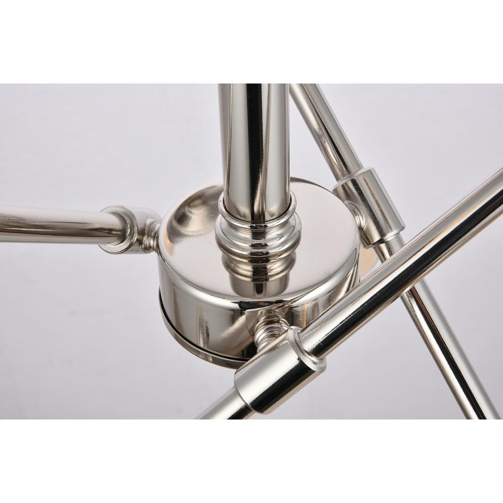 Axel 6 Lights polished Nickel Pendant. Picture 6