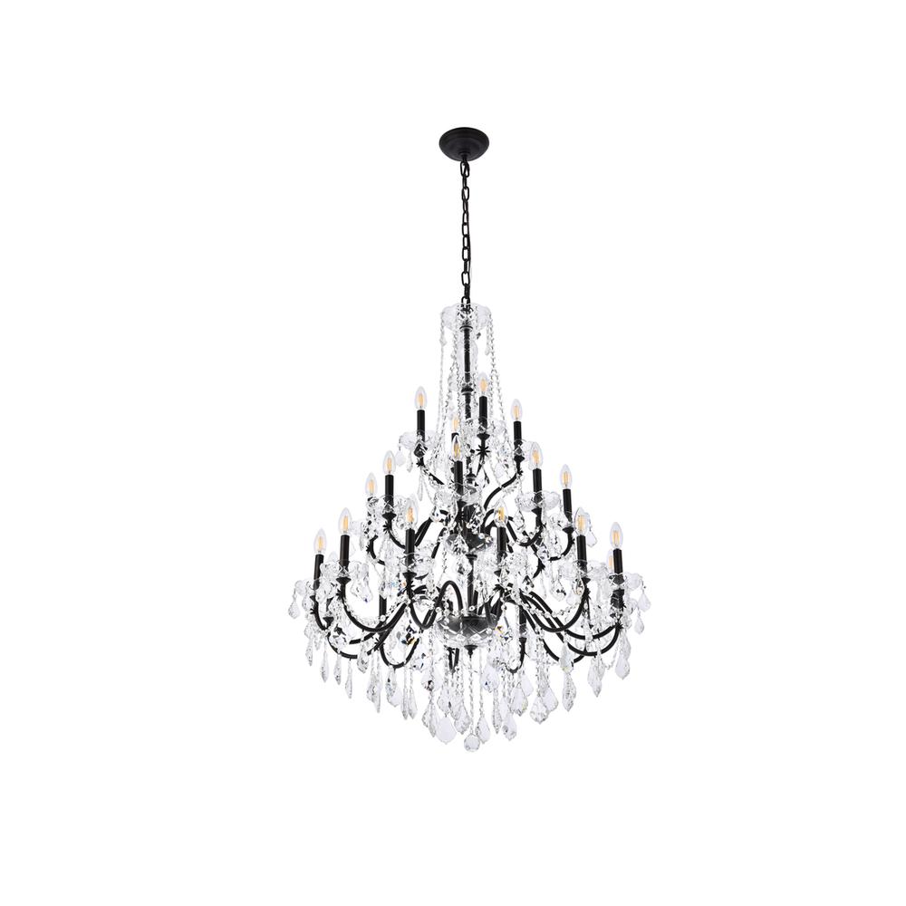 St. Francis 24 light Dark Bronze Chandelier Clear Royal Cut Crystal. Picture 6
