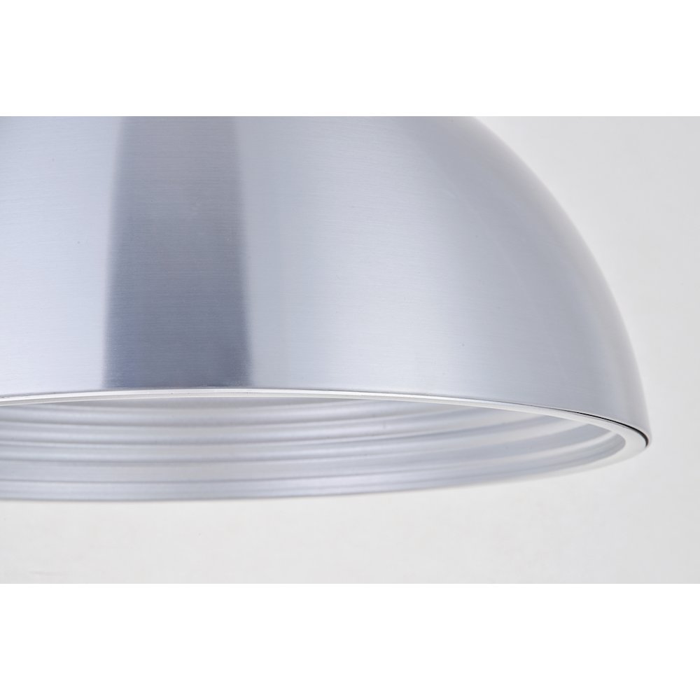 Circa 1 Light Burnished Nickel Pendant. Picture 4