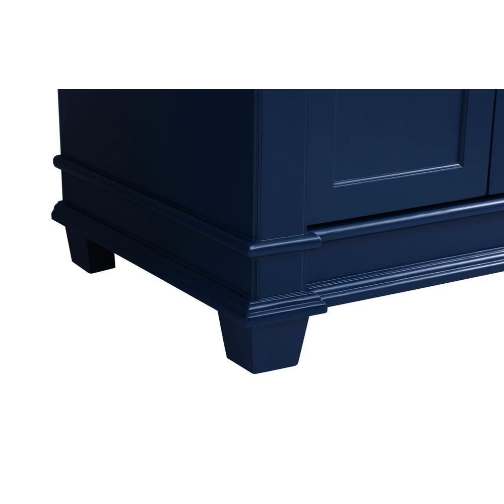 72 inch Double Bathroom Vanity set in Blue. Picture 12