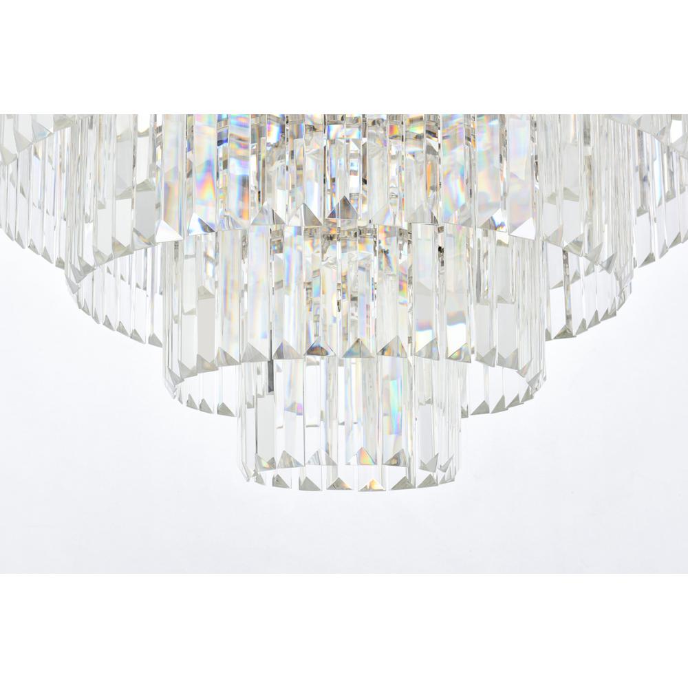 Sydney 33 light polished nickel Chandelier Clear Royal Cut Crystal. Picture 3