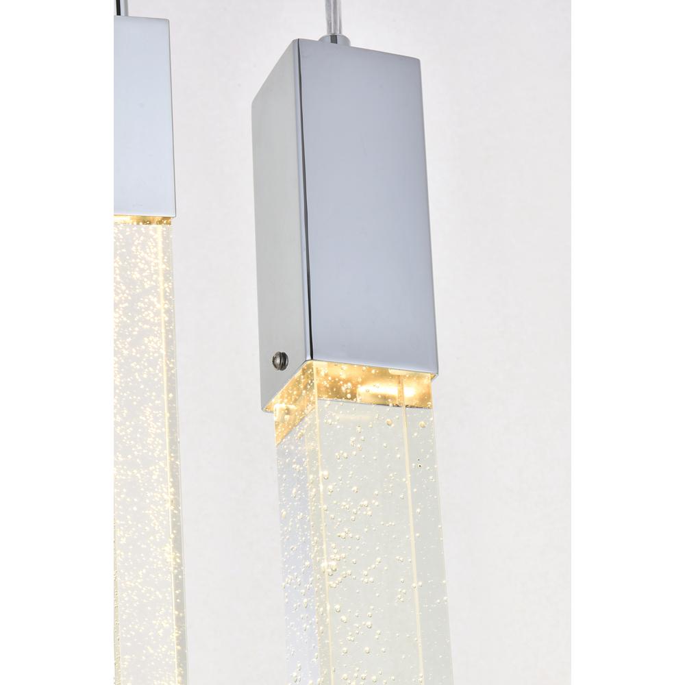 Weston 3 lights pendant in chrome. Picture 3
