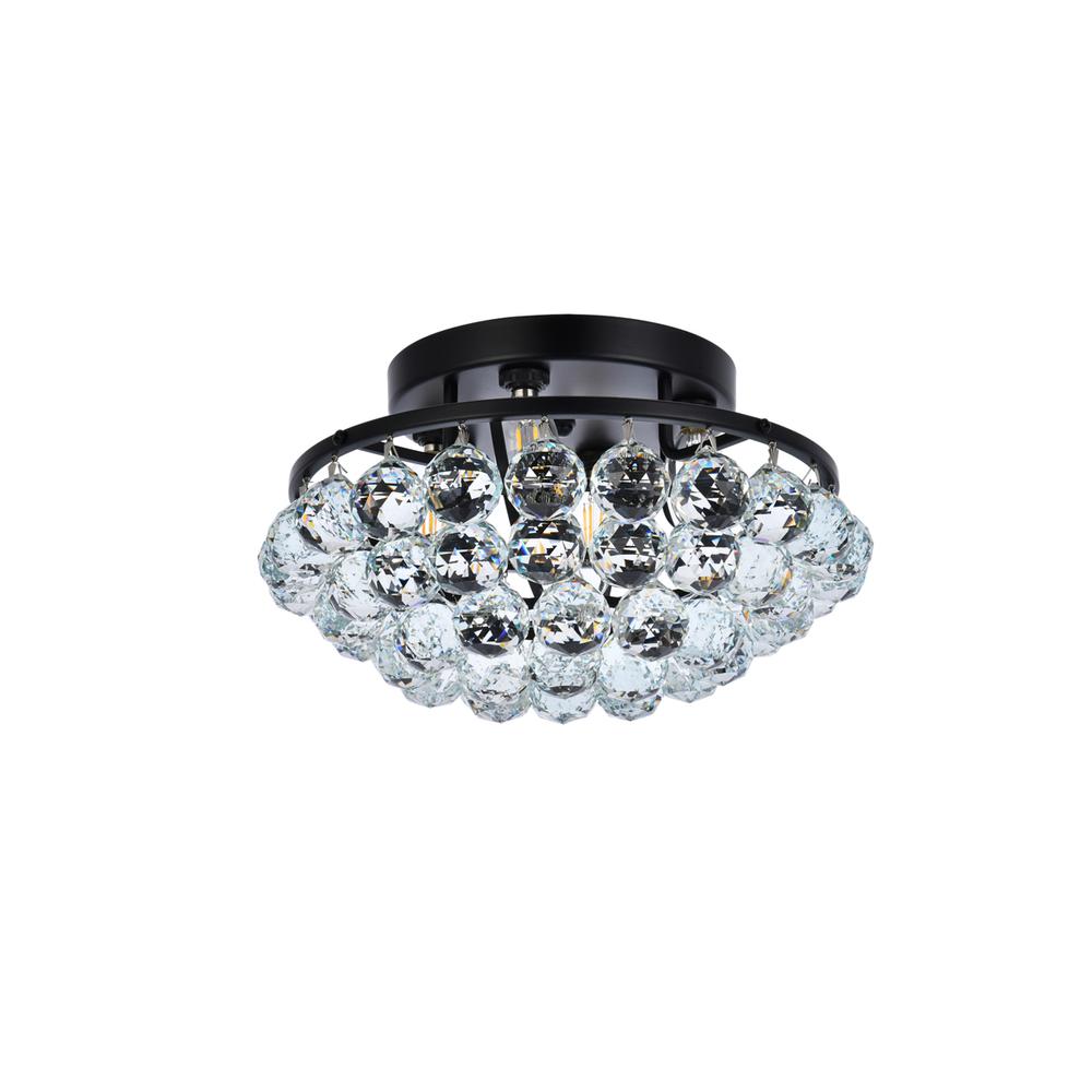 Corona 14 inch black flush mount. Picture 6