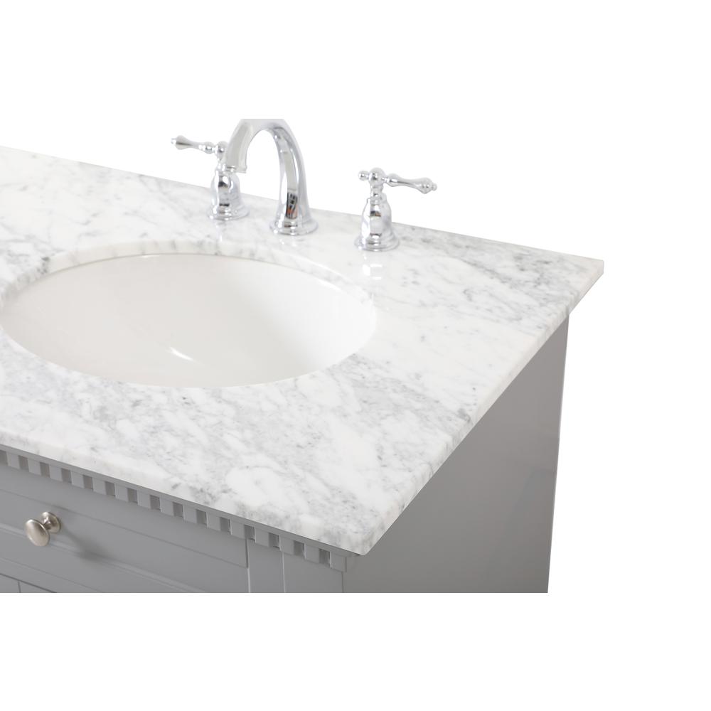 60 inch double bathroom vanity in Grey. Picture 11