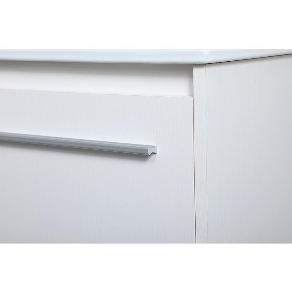 36 inch  Single Bathroom Floating Vanity in White. Picture 5
