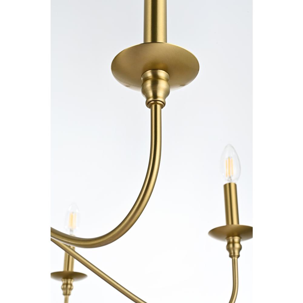Rohan 48 inch chandelier in Satin Gold. Picture 5