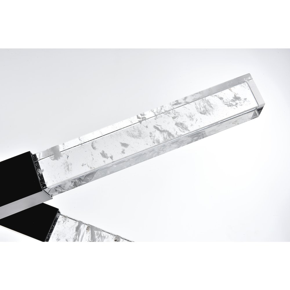 Ari 3-Bar Pendant In Black. Picture 5