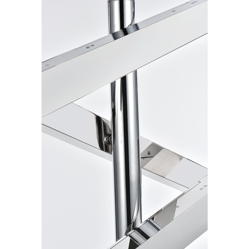Ari 3-Bar Pendant In Chrome. Picture 5