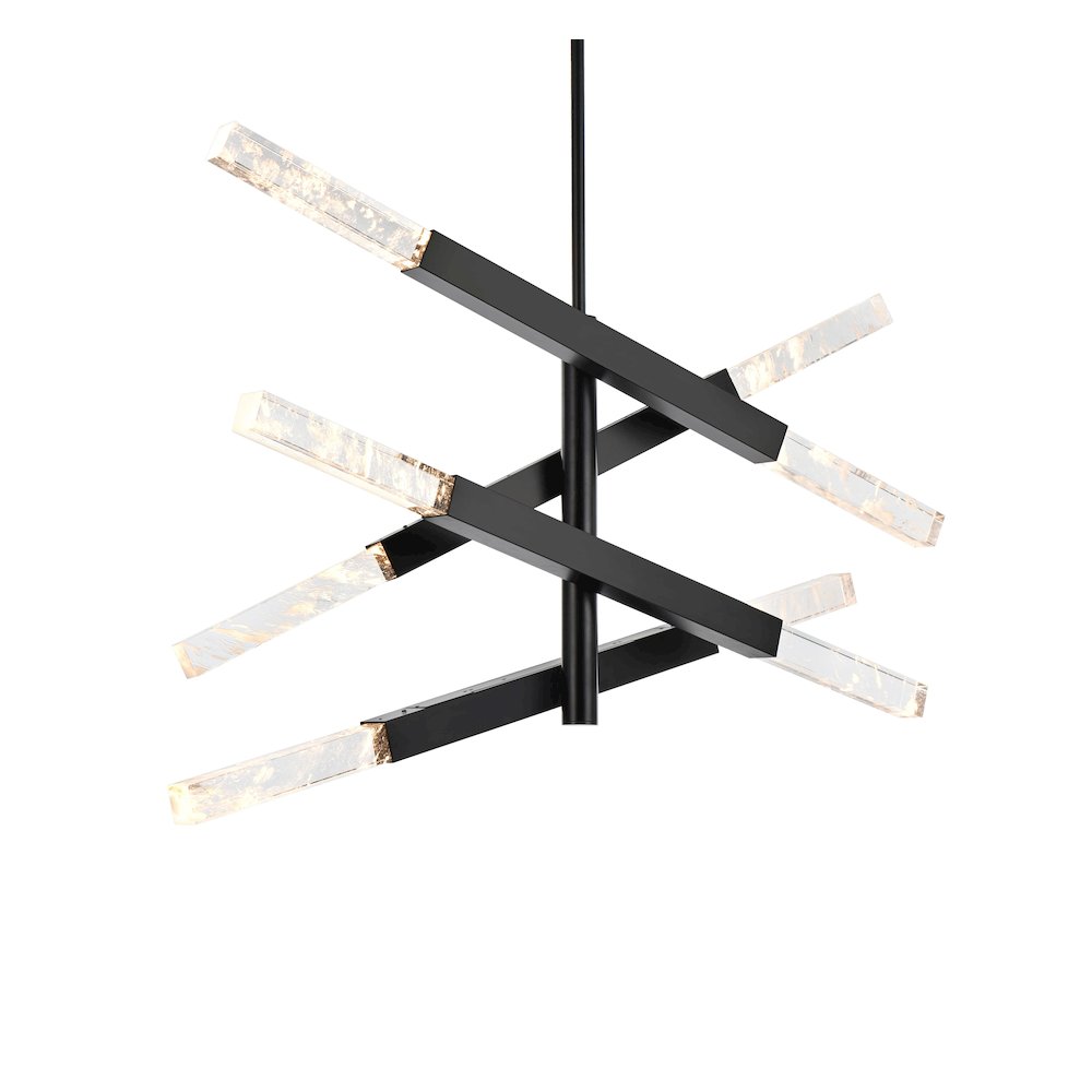 Ari 4-Bar Pendant In Black. Picture 3