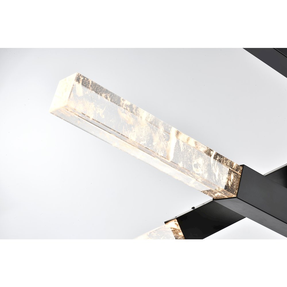 Ari 4-Bar Pendant In Black. Picture 4